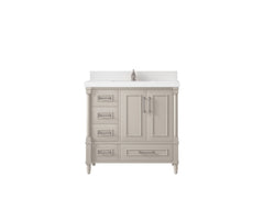 Aberdeen 36 in. W x 22 in. D Center Sink Bathroom Vanity - photo 1