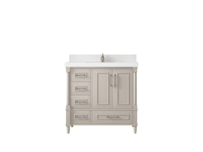 Aberdeen 36 in. W x 22 in. D Center Sink Bathroom vanity - Willow Bath and Vanity
