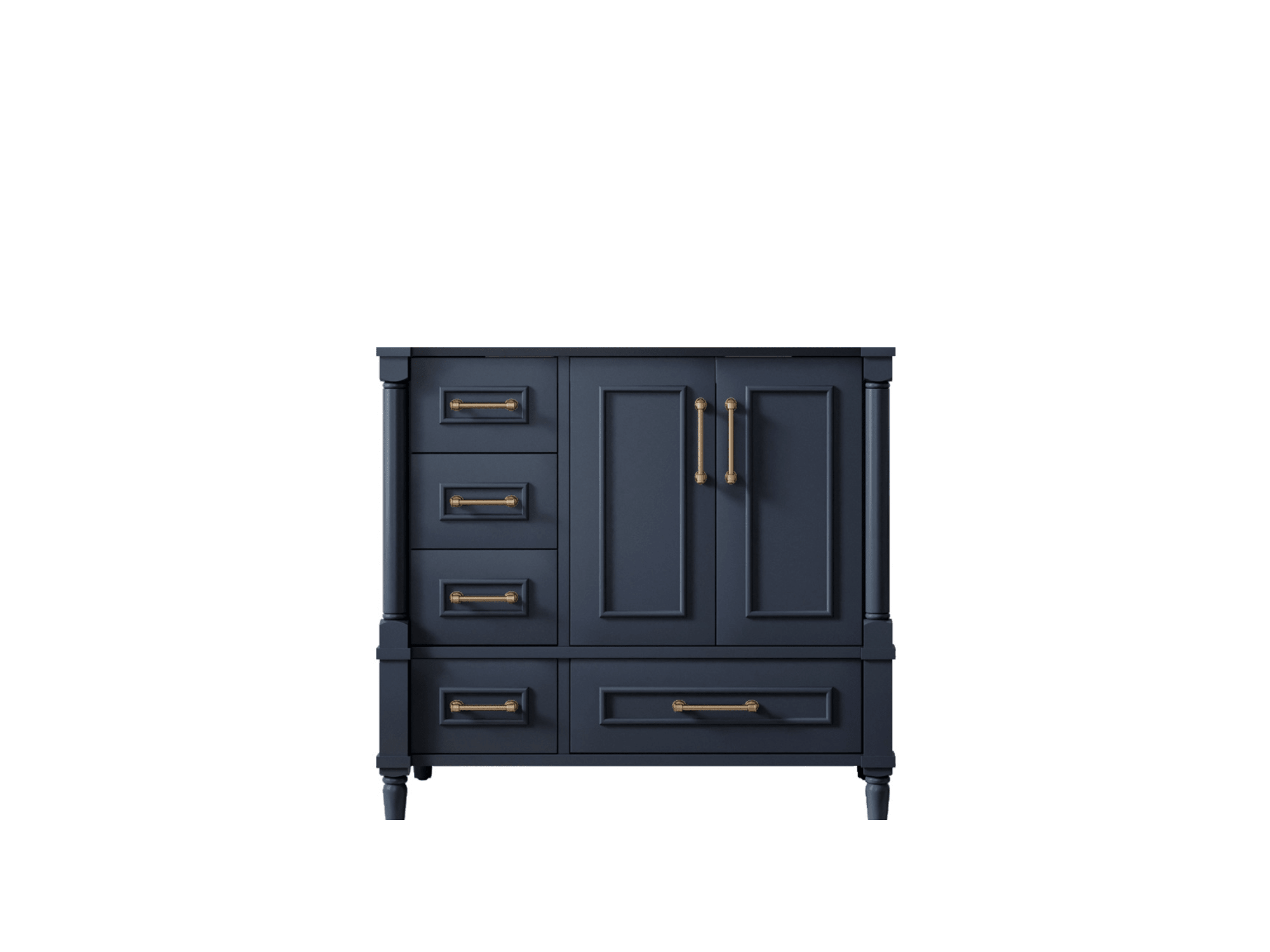 Aberdeen 36 in. W x 22 in. D Center Sink Bathroom Vanity - Willow Bath and Vanity
