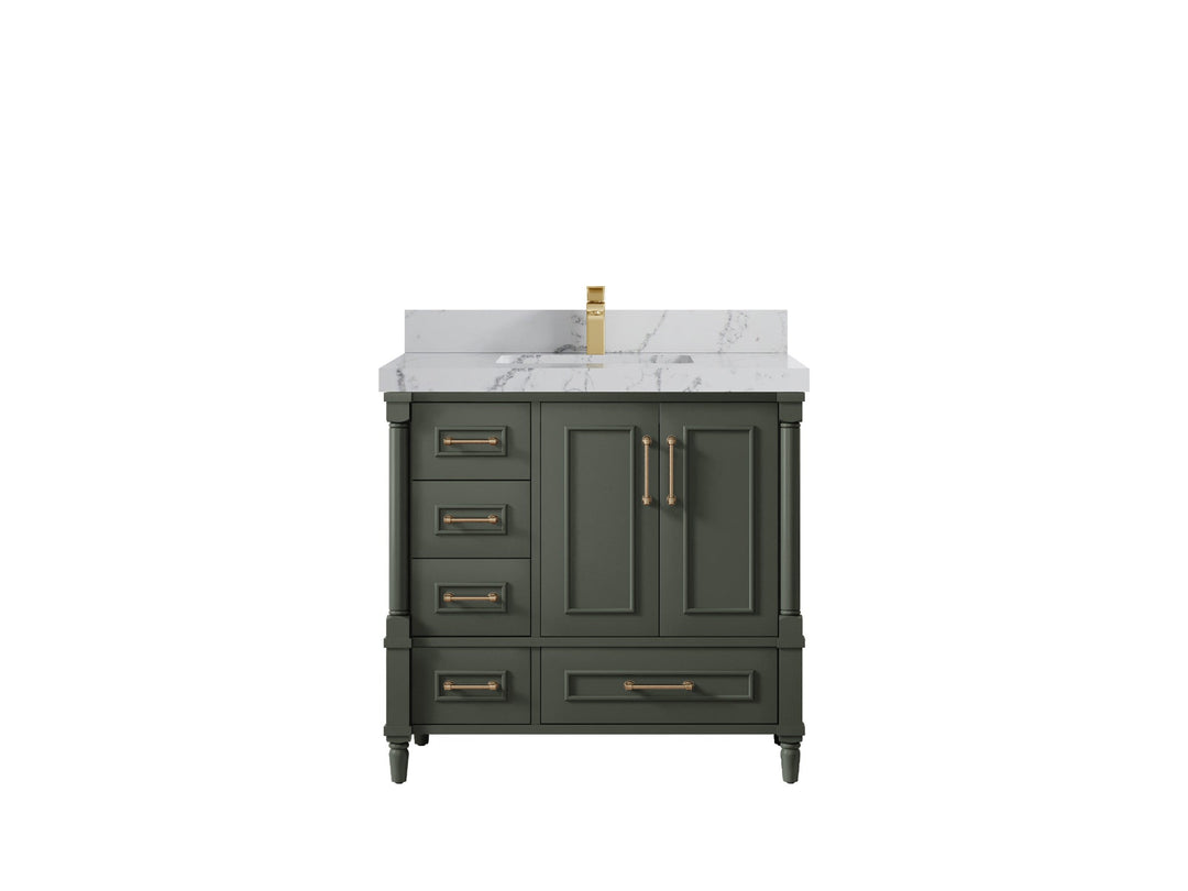 Aberdeen 36 in. W x 22 in. D Center Sink Bathroom vanity - Willow Bath and Vanity