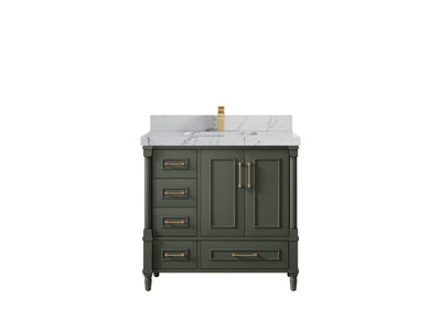 Aberdeen 36 in. W x 22 in. D Center Sink Bathroom vanity - Willow Bath and Vanity