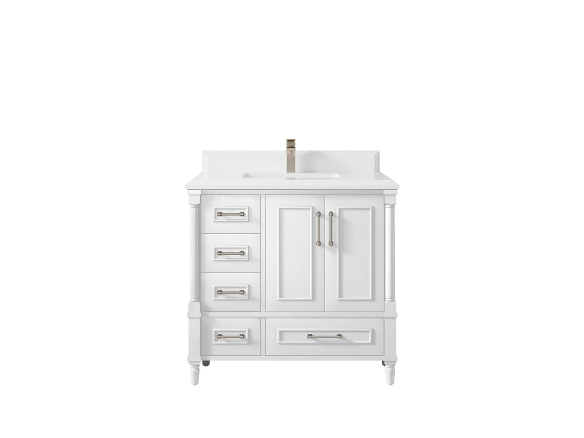 Aberdeen 36 in. W x 22 in. D Center Sink Bathroom vanity - Willow Bath and Vanity