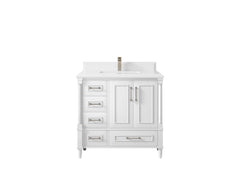 Aberdeen 36 in. W x 22 in. D Center Sink Bathroom Vanity - photo 26