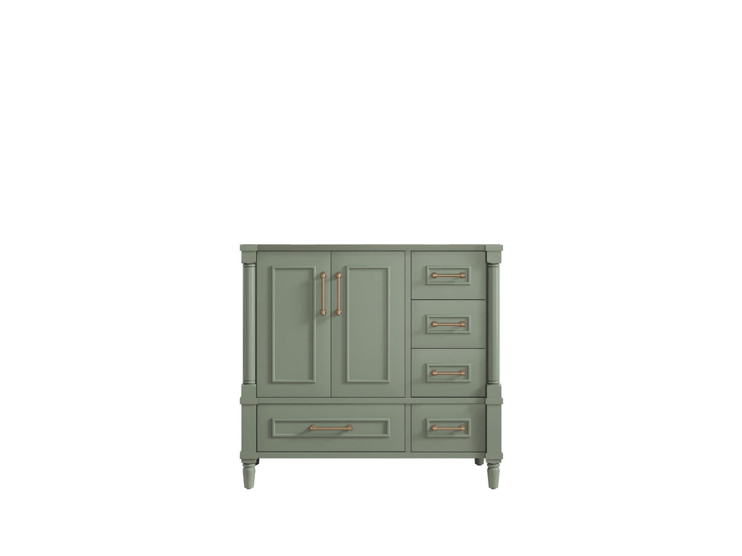 Aberdeen 36 in. W x 22 in. D Center Sink Bathroom Vanity - Willow Bath and Vanity