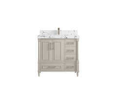 Aberdeen 36 in. W x 22 in. D Center Sink Bathroom Vanity - photo 14