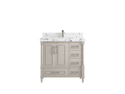 Aberdeen 36 in. W x 22 in. D Center Sink Bathroom Vanity - Willow Bath and Vanity