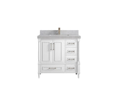 Aberdeen 36 in. W x 22 in. D Center Sink Bathroom Vanity - photo 28