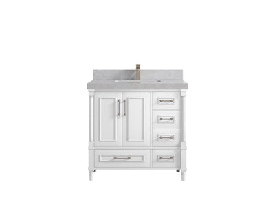 Aberdeen 36 in. W x 22 in. D Center Sink Bathroom Vanity - Willow Bath and Vanity