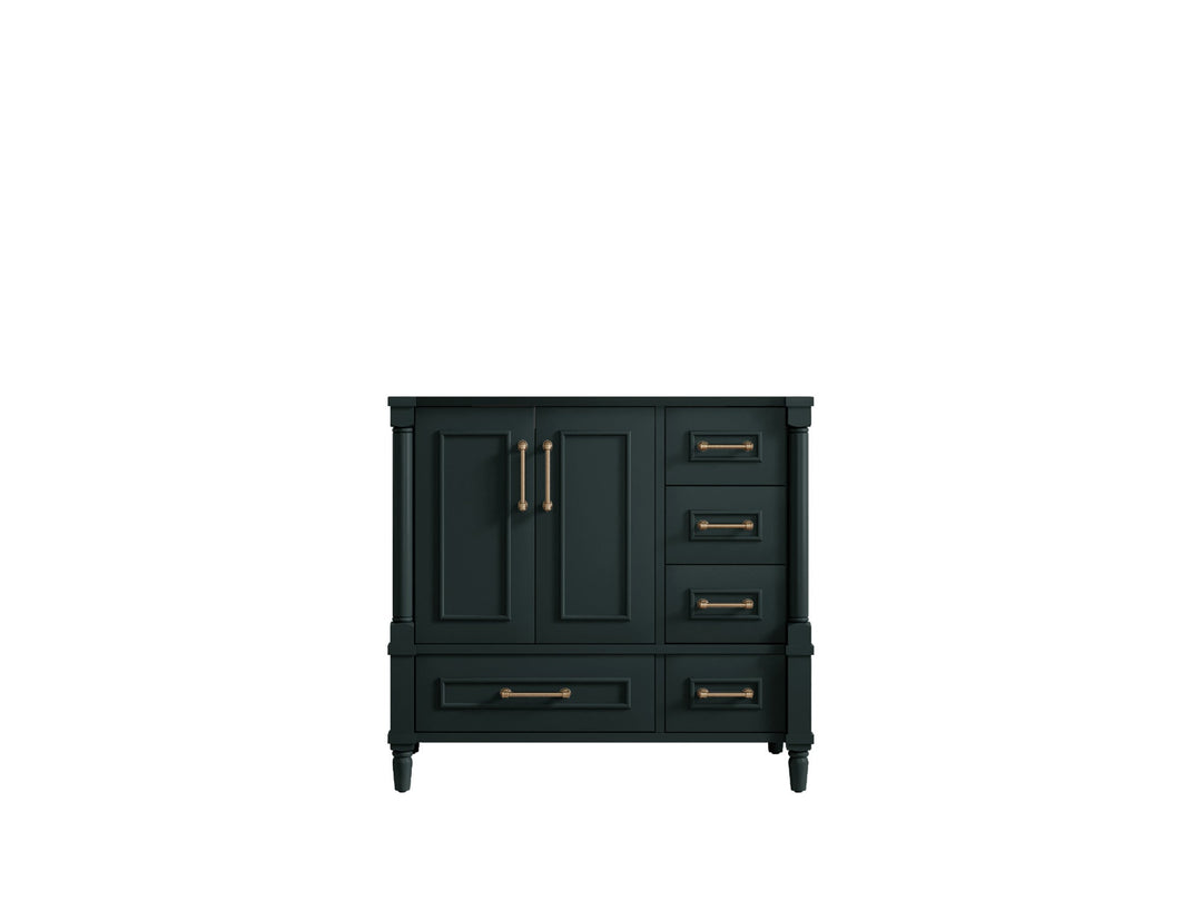 Aberdeen 36 in. W x 22 in. D Center Sink Bathroom Vanity - Willow Bath and Vanity