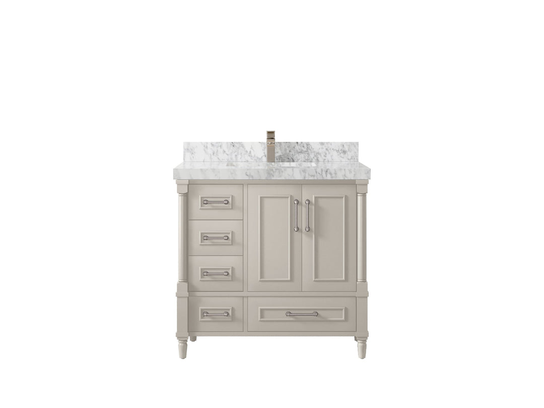 Aberdeen 36 in. W x 22 in. D Center Sink Bathroom vanity - Willow Bath and Vanity