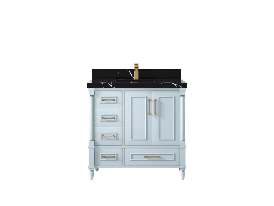 Aberdeen 36 in. W x 22 in. D Center Sink Bathroom vanity - Willow Bath and Vanity
