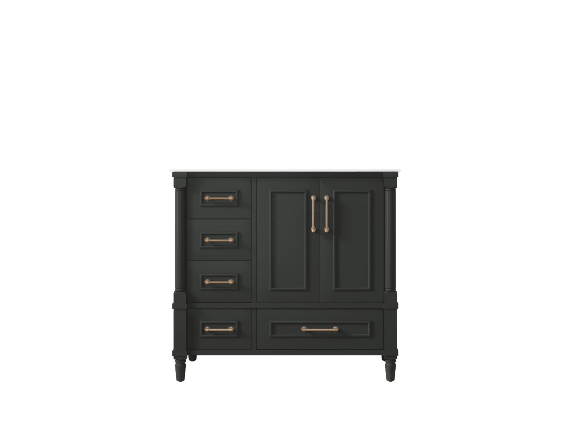 Aberdeen 36 in. W x 22 in. D Center Sink Bathroom Vanity - Willow Bath and Vanity