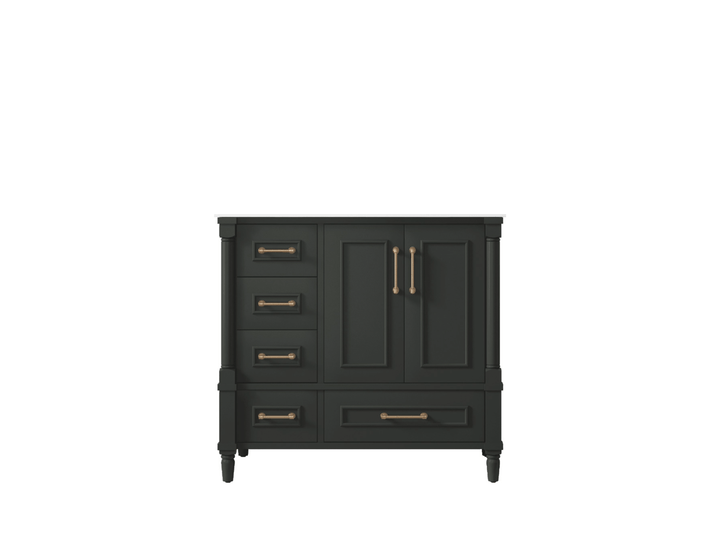 Aberdeen 36 in. W x 22 in. D Center Sink Bathroom Vanity - photo 6