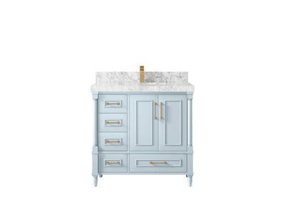 Aberdeen 36 in. W x 22 in. D Center Sink Bathroom vanity - Willow Bath and Vanity