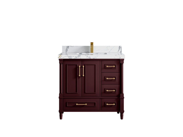 Aberdeen 36 in. W x 22 in. D Center Sink Bathroom Vanity - photo 20