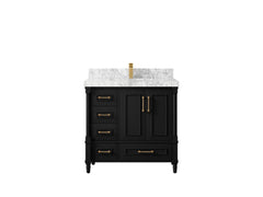 Aberdeen 36 in. W x 22 in. D Center Sink Bathroom Vanity - photo 20