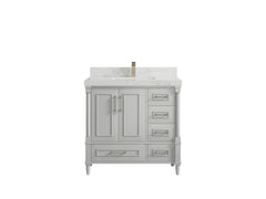 Aberdeen 36 in. W x 22 in. D Center Sink Bathroom Vanity - photo 14