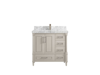 Aberdeen 36 in. W x 22 in. D Center Sink Bathroom Vanity - Willow Bath and Vanity