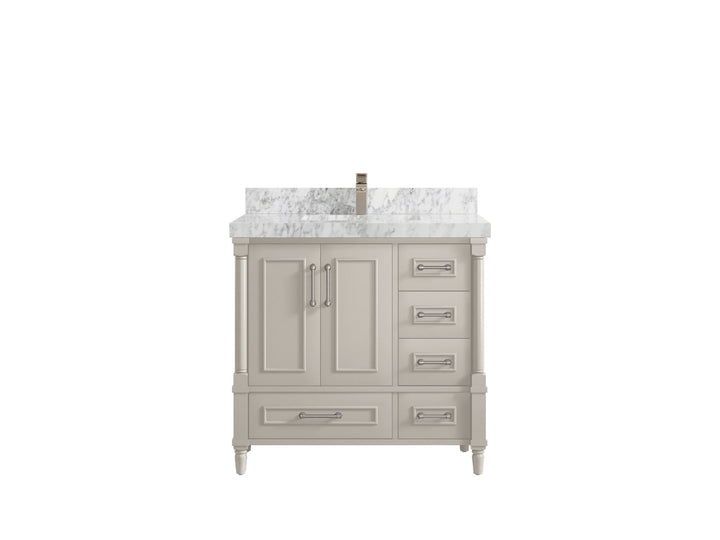 Aberdeen 36 in. W x 22 in. D Center Sink Bathroom Vanity - photo 20