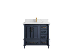 Aberdeen 36 in. W x 22 in. D Center Sink Bathroom Vanity - photo 15