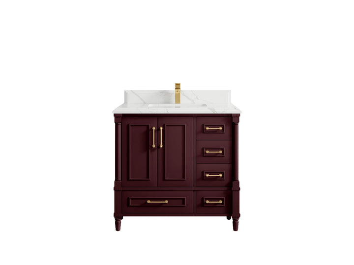 Aberdeen 36 in. W x 22 in. D Center Sink Bathroom Vanity - photo 24