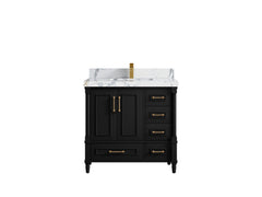 Aberdeen 36 in. W x 22 in. D Center Sink Bathroom Vanity - photo 18