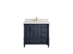 Aberdeen 36 in. W x 22 in. D Center Sink Bathroom Vanity - photo 19