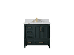 Aberdeen 36 in. W x 22 in. D Center Sink Bathroom Vanity - photo 12