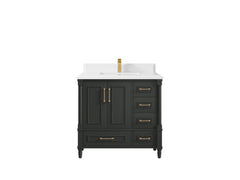 Aberdeen 36 in. W x 22 in. D Center Sink Bathroom Vanity - photo 22