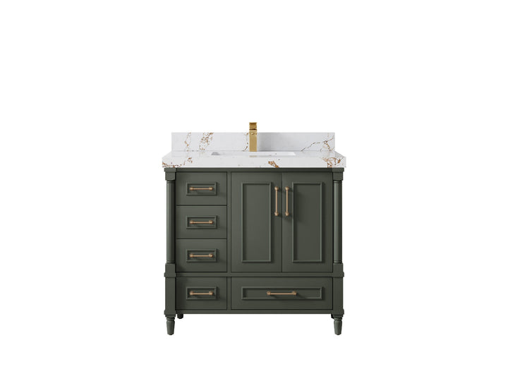 Aberdeen 36 in. W x 22 in. D Center Sink Bathroom vanity - photo 34