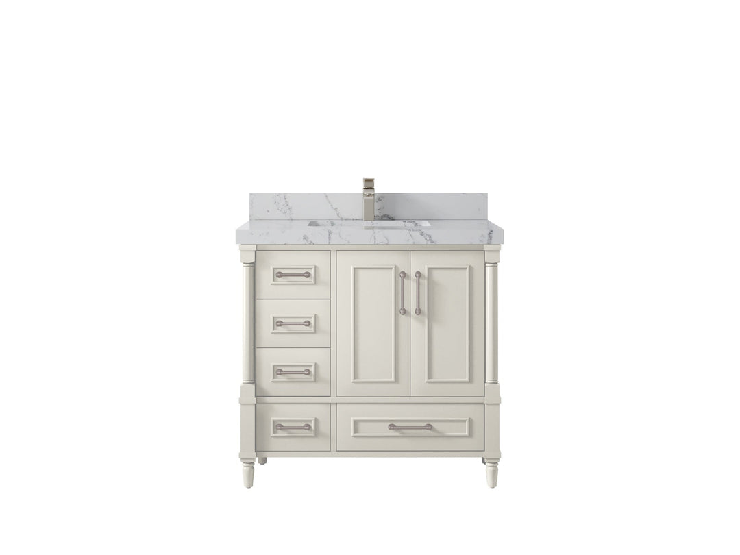 Aberdeen 36 in. W x 22 in. D Center Sink Bathroom Vanity - Willow Bath and Vanity