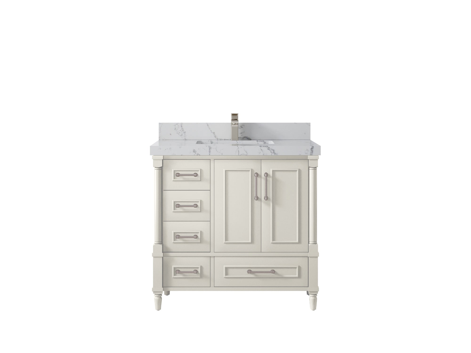 Aberdeen 36 in. W x 22 in. D Center Sink Bathroom Vanity - Willow Bath and Vanity