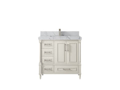 Aberdeen 36 in. W x 22 in. D Center Sink Bathroom Vanity - photo 42