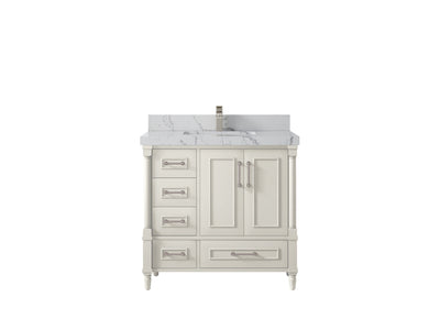 Aberdeen 36 in. W x 22 in. D Center Sink Bathroom Vanity - Willow Bath and Vanity