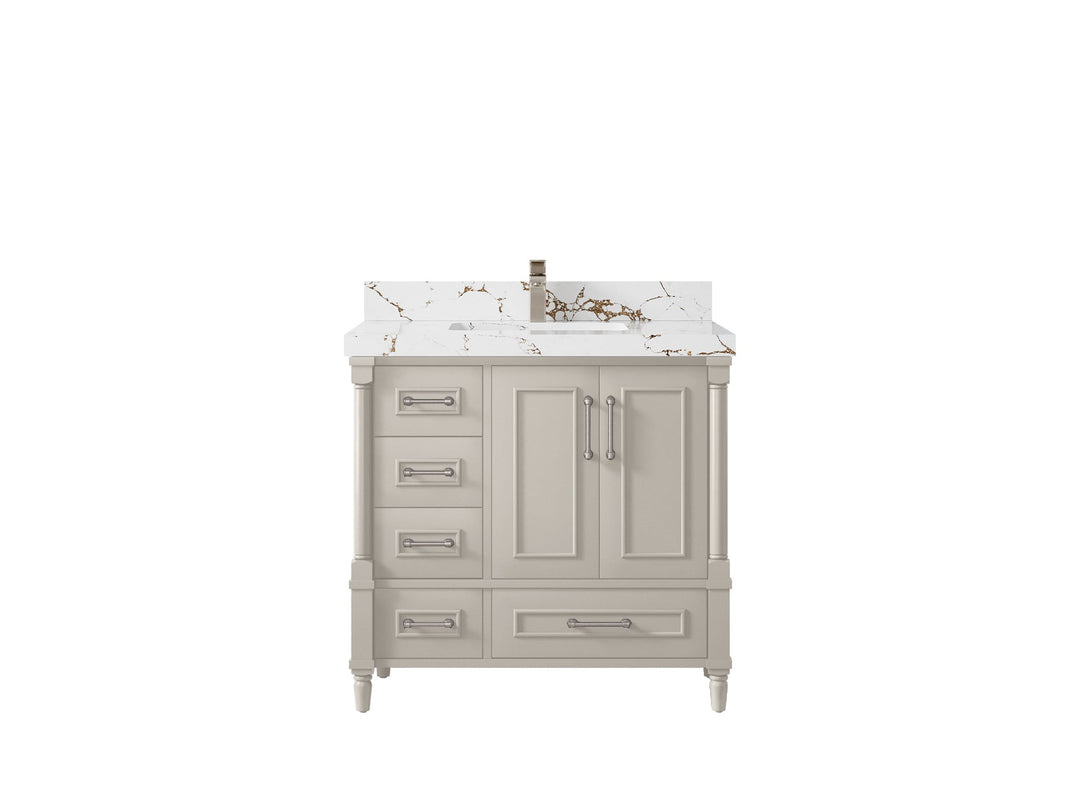 Aberdeen 36 in. W x 22 in. D Center Sink Bathroom vanity - Willow Bath and Vanity
