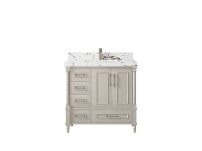 Aberdeen 36 in. W x 22 in. D Center Sink Bathroom vanity - Willow Bath and Vanity