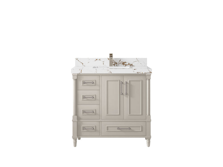 Aberdeen 36 in. W x 22 in. D Center Sink Bathroom vanity - photo 36