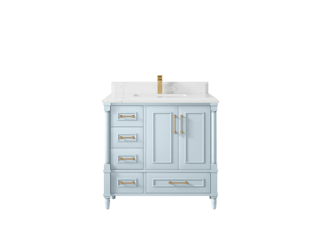 Aberdeen 36 in. W x 22 in. D Center Sink Bathroom vanity - Willow Bath and Vanity