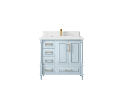 Aberdeen 36 in. W x 22 in. D Center Sink Bathroom vanity - Willow Bath and Vanity
