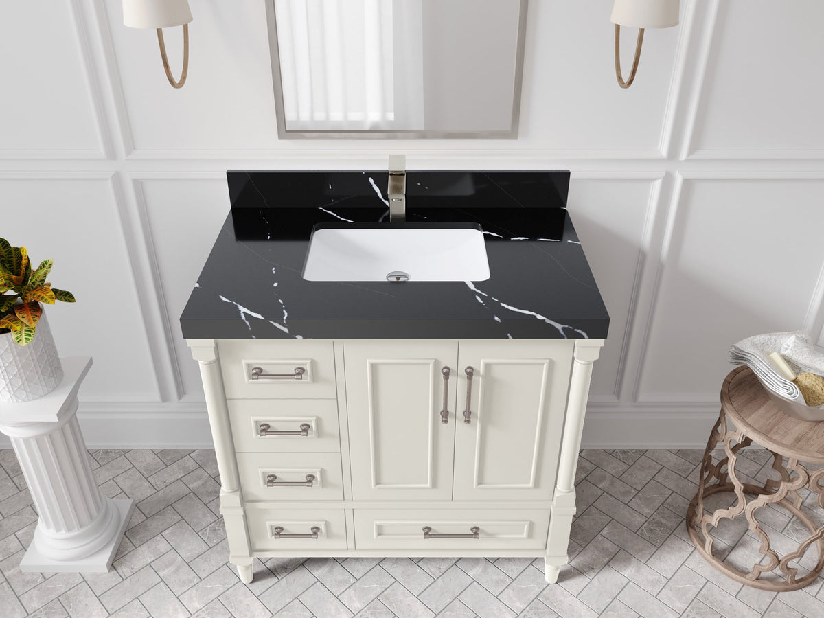 Aberdeen 36 in. W x 22 in. D Center Sink Bathroom Vanity - Willow Bath and Vanity