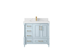 Aberdeen 36 in. W x 22 in. D Center Sink Bathroom vanity - photo 10