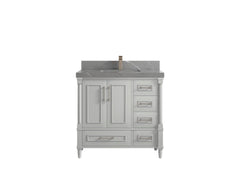 Aberdeen 36 in. W x 22 in. D Center Sink Bathroom Vanity - photo 32