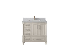 Aberdeen 36 in. W x 22 in. D Center Sink Bathroom Vanity - photo 30