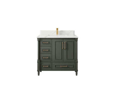 Aberdeen 36 in. W x 22 in. D Center Sink Bathroom vanity - Willow Bath and Vanity
