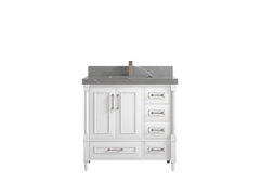 Aberdeen 36 in. W x 22 in. D Center Sink Bathroom Vanity - photo 30