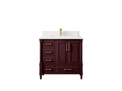 Aberdeen 36 in. W x 22 in. D Center Sink Bathroom Vanity - photo 33