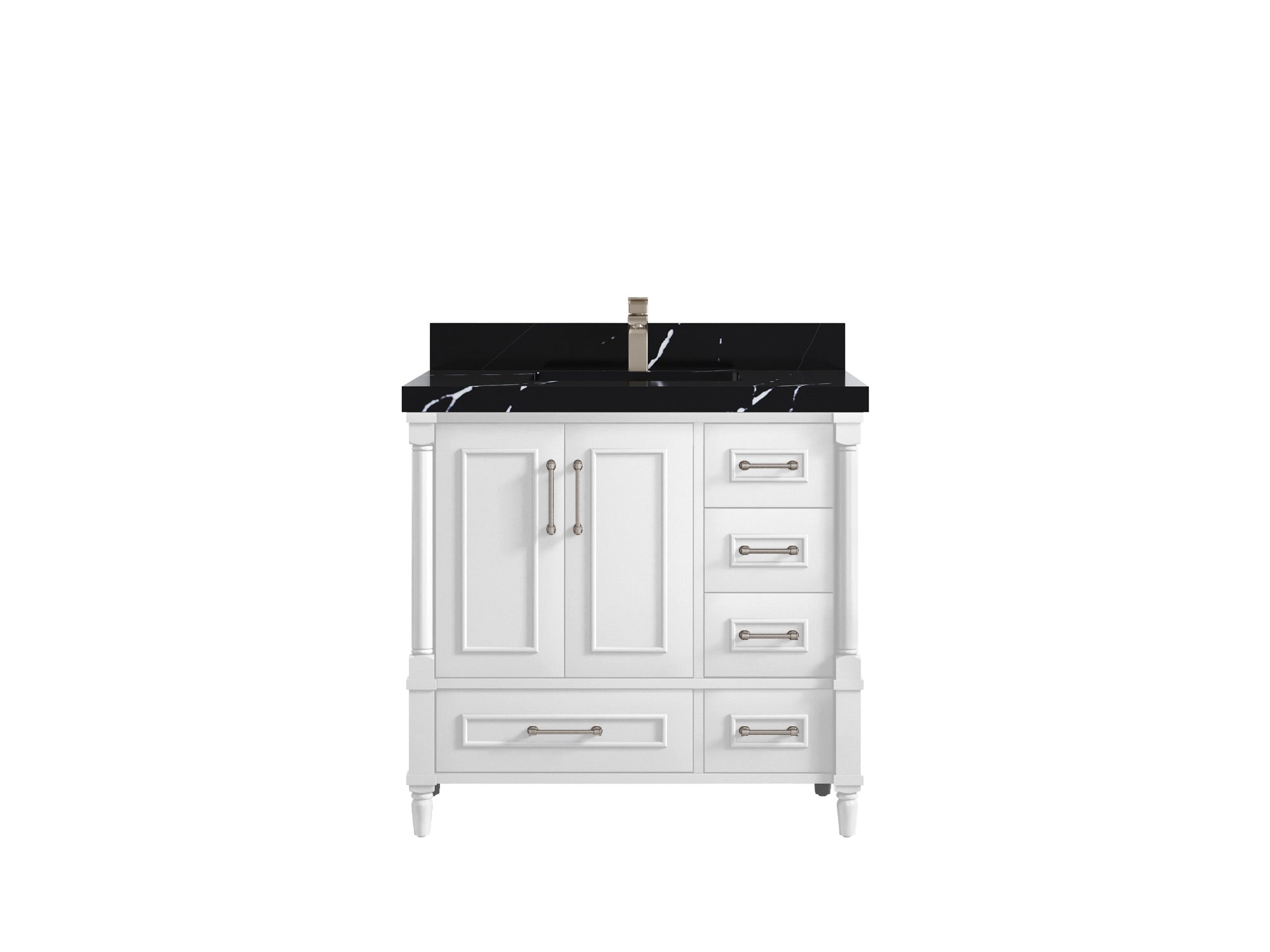 Aberdeen 36 in. W x 22 in. D Center Sink Bathroom Vanity - Willow Bath and Vanity
