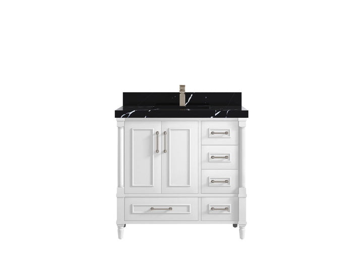Aberdeen 36 in. W x 22 in. D Center Sink Bathroom Vanity - photo 8