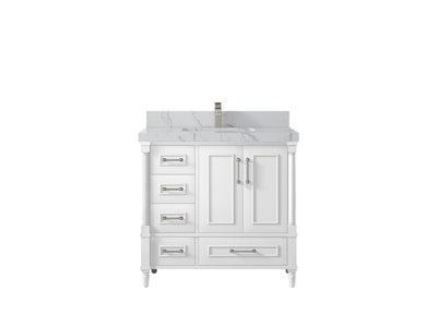Aberdeen 36 in. W x 22 in. D Center Sink Bathroom vanity - Willow Bath and Vanity