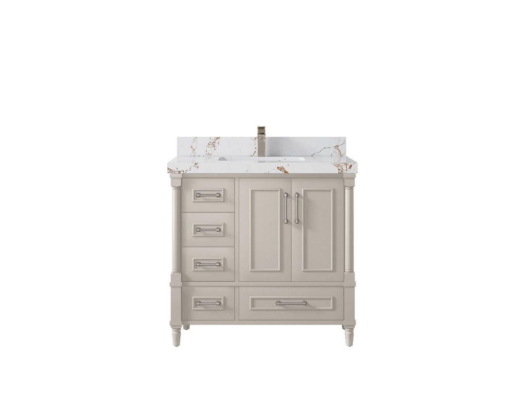 Aberdeen 36 in. W x 22 in. D Center Sink Bathroom vanity - Willow Bath and Vanity